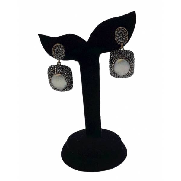 ΣΚΟΥΛΑΡΙΚΙ ΧΕΙΡΟΠΟΙΗΤΟ STRASS WHITE