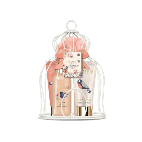 Glamorous White Cage Coconuts BODY & BATH
