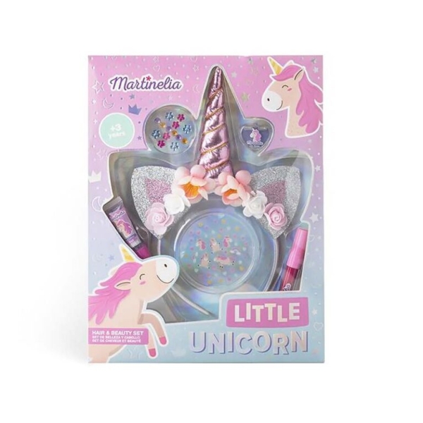 MARTINELIA Little Unicorn Hair & Beauty Set – Παιδικό Σετ Ομορφιάς 23,5 x 30,5 x 3cm Ηλικίες 3+