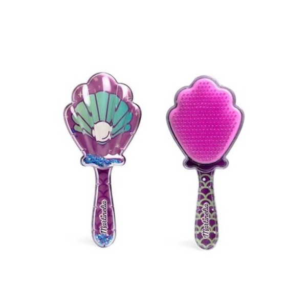 MARTINELIA Shell Hair Brush – Βούρτσα Μαλλιών Γαλάζια 18 x 8cm