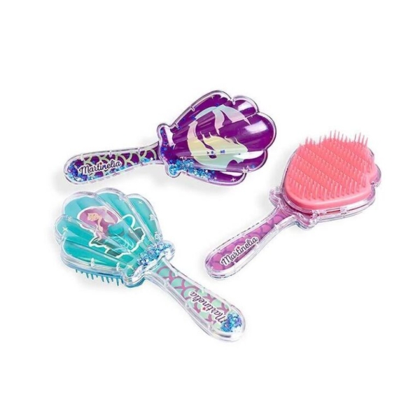 MARTINELIA Shell Hair Brush – Βούρτσα Μαλλιών Γαλάζια 18 x 8cm